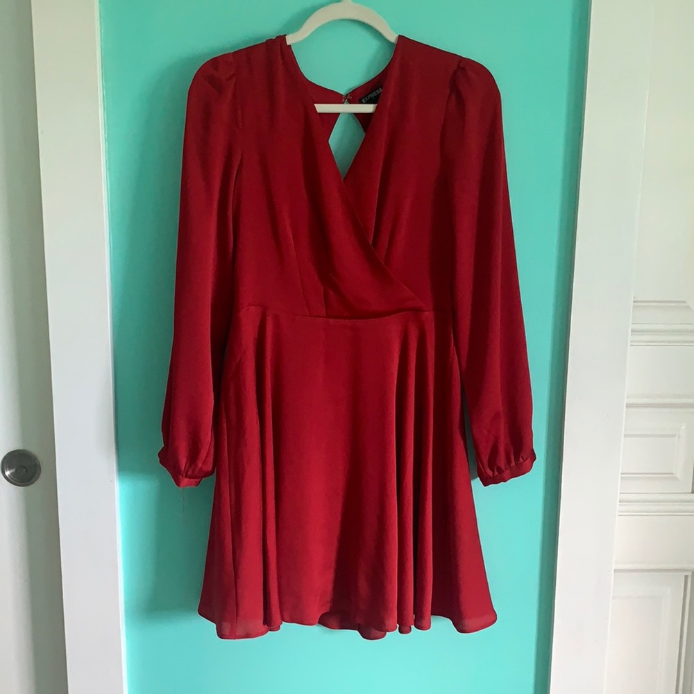 Red night out dress